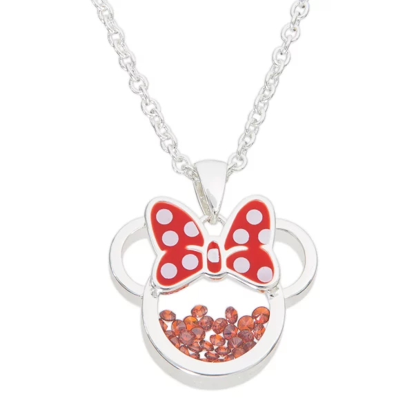 MINNIE - Collier Anniversaire en Laiton Plaqué Argent - Janvier – Image 2