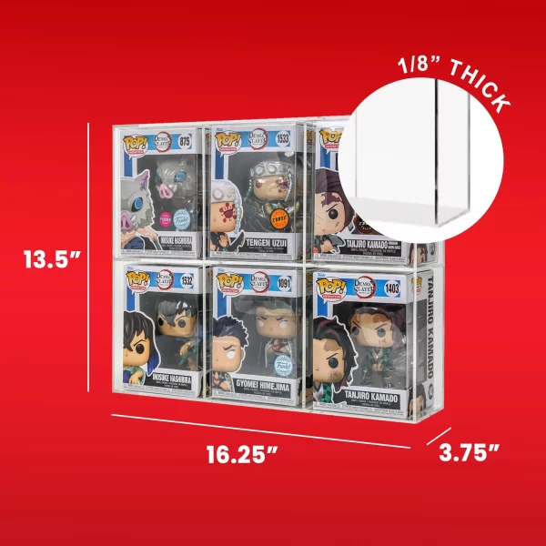 EVORETRO - 6 slots acrylic display case for Funko Pop – Image 2