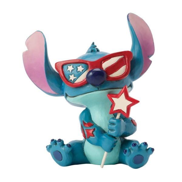 Figurine Stitch patriotique