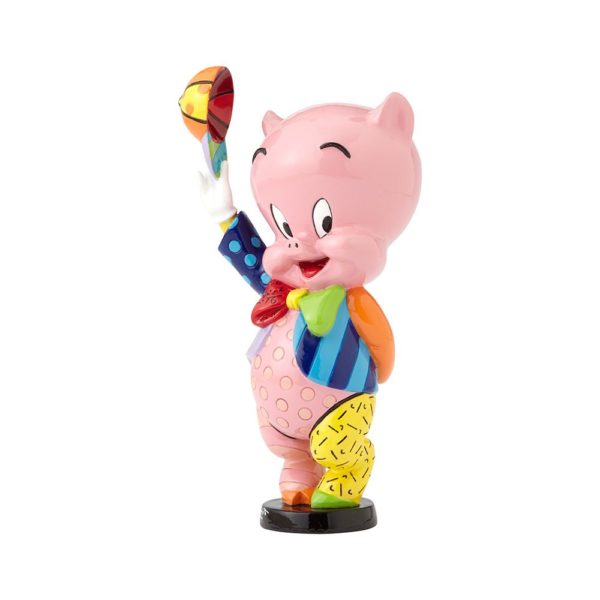 Figurine Porky Pig avec casquette de baseball