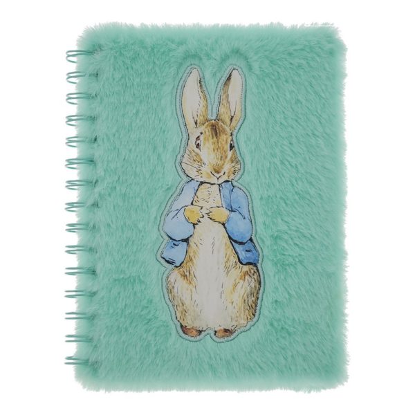 Carnet en peluche Pierre Lapin