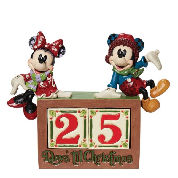 Calendrier de Noël Mickey et Minnie Mouse