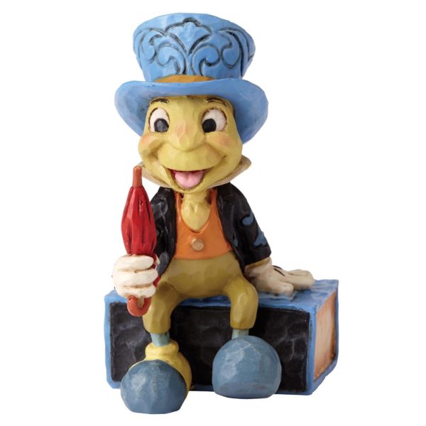 Mini figurine Jiminy Cricket sur boîte d'allumettes