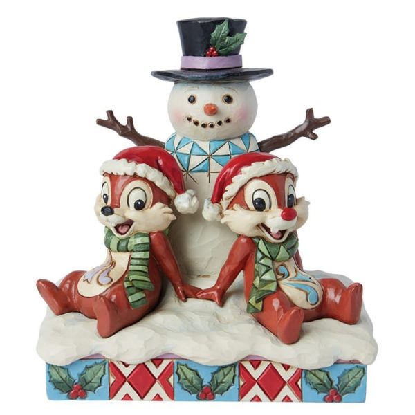 Figurine de bonhomme de neige Tic et Tac