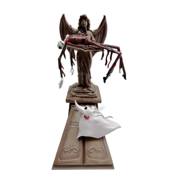 Statue de Jack Skellington et Zero Angel