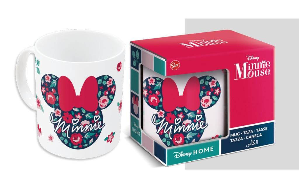 Coffret cadeau mug Minnie Mouse Fleurs 325 ml