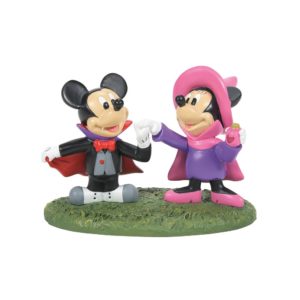 Figurine amusante Mickey et Minnie en costume - Disney Village