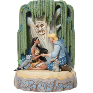 carved Pocahontas sculptée par le cœur