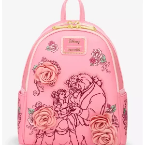 Loungefly la belle et la bête rose Import US